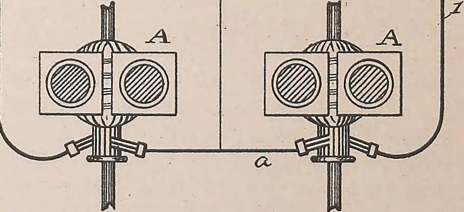 An illustration from Collection of United States patents granted to Thomas A. Edison, 1869-1884, 1869, leaf 1611
