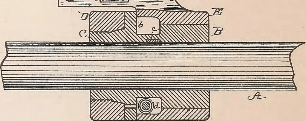 An illustration from Collection of United States patents granted to Thomas A. Edison, 1869-1884, 1869, leaf 1733