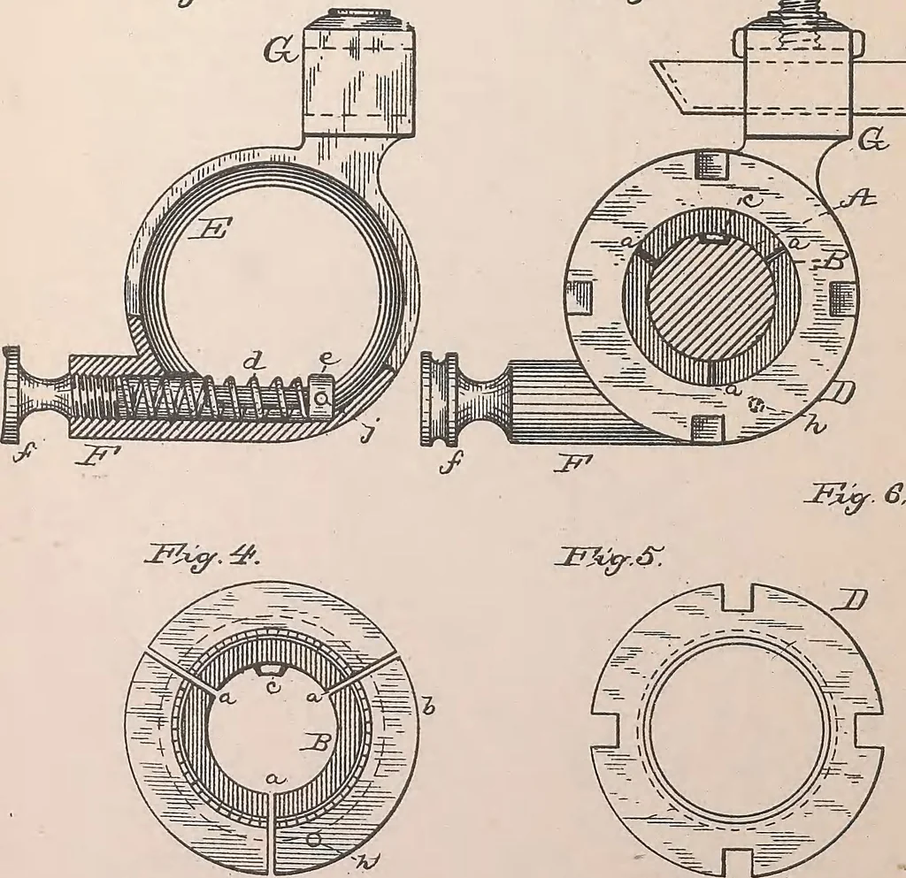 An illustration from Collection of United States patents granted to Thomas A. Edison, 1869-1884, 1869, leaf 1733