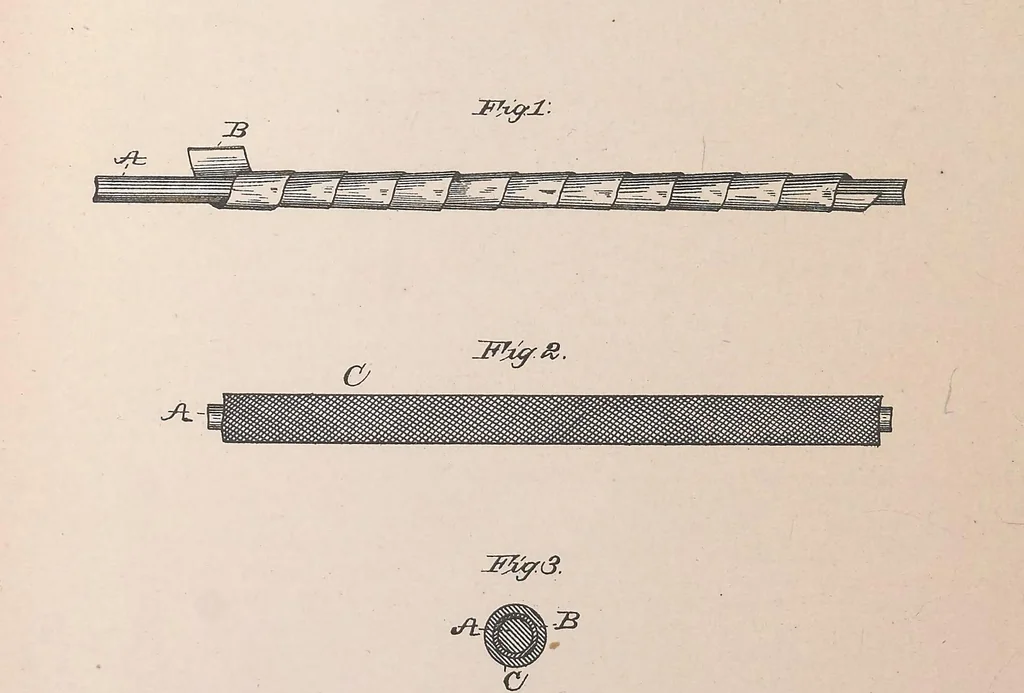 An illustration from Collection of United States patents granted to Thomas A. Edison, 1869-1884, 1869, leaf 1743