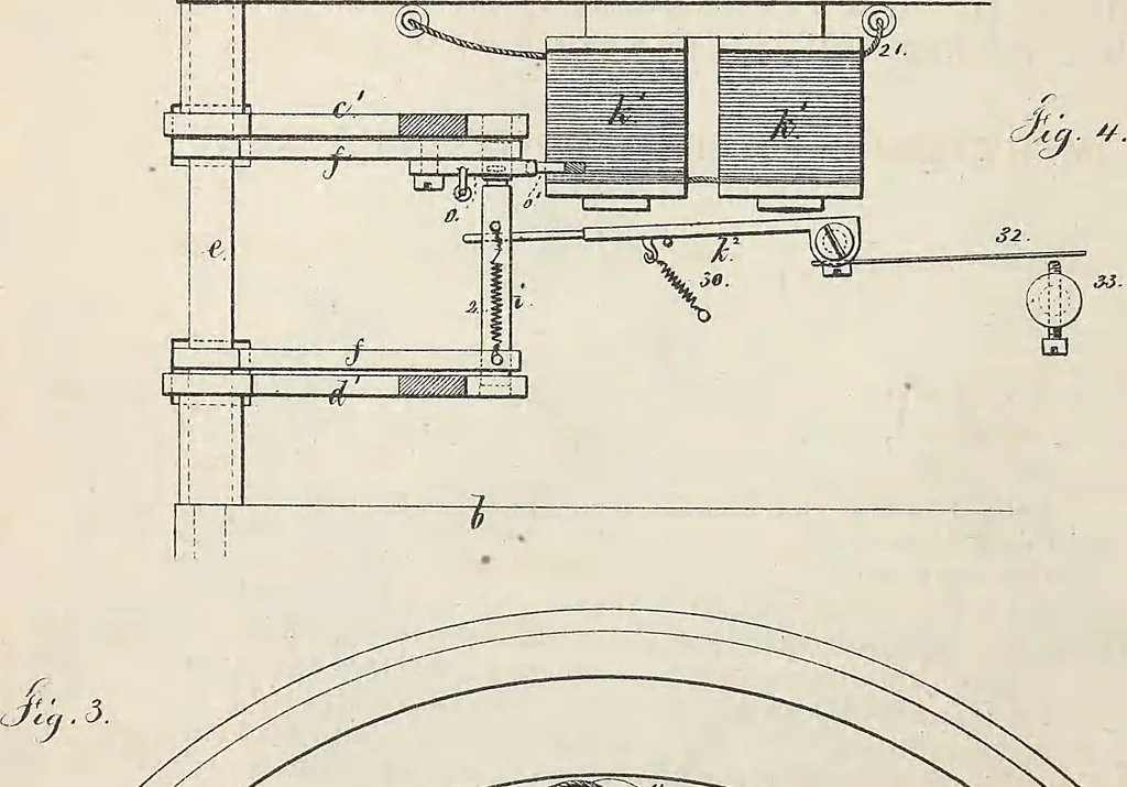 An illustration from Collection of United States patents granted to Thomas A. Edison, 1869-1884, 1869, leaf 177