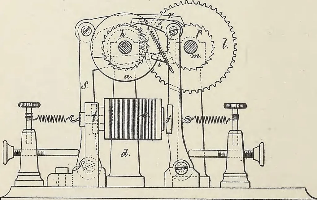 An illustration from Collection of United States patents granted to Thomas A. Edison, 1869-1884, 1869, leaf 193