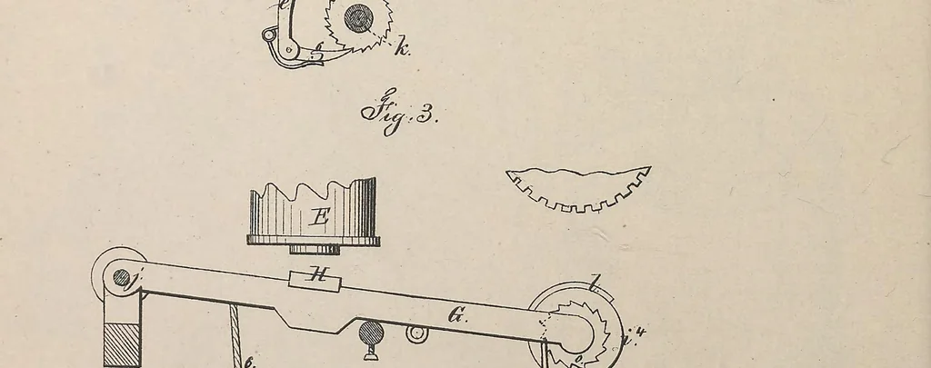 An illustration from Collection of United States patents granted to Thomas A. Edison, 1869-1884, 1869, leaf 25