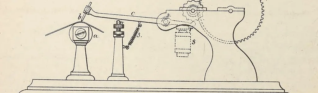 An illustration from Collection of United States patents granted to Thomas A. Edison, 1869-1884, 1869, leaf 403