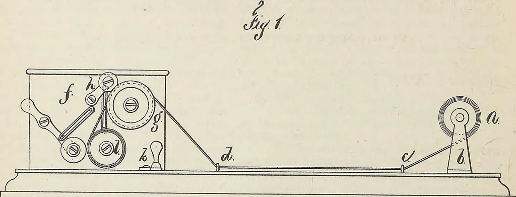 An illustration from Collection of United States patents granted to Thomas A. Edison, 1869-1884, 1869, leaf 477