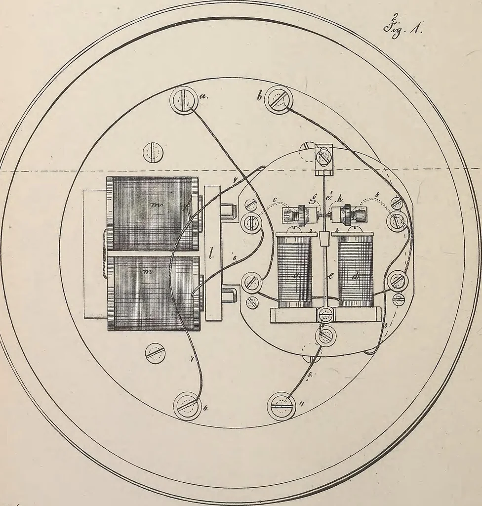 An illustration from Collection of United States patents granted to Thomas A. Edison, 1869-1884, 1869, leaf 87