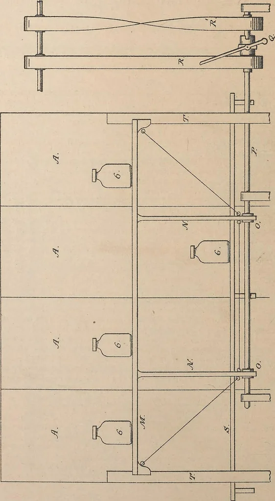 An illustration from Collection of United States patents granted to Thomas A. Edison, 1869-1884, 1869, leaf 871