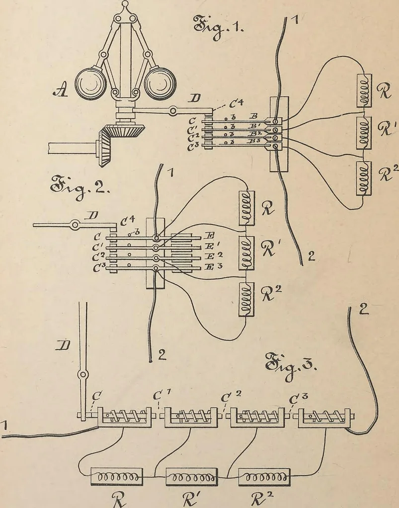 An illustration from Collection of United States patents granted to Thomas A. Edison, 1869-1884, 1869, leaf 981