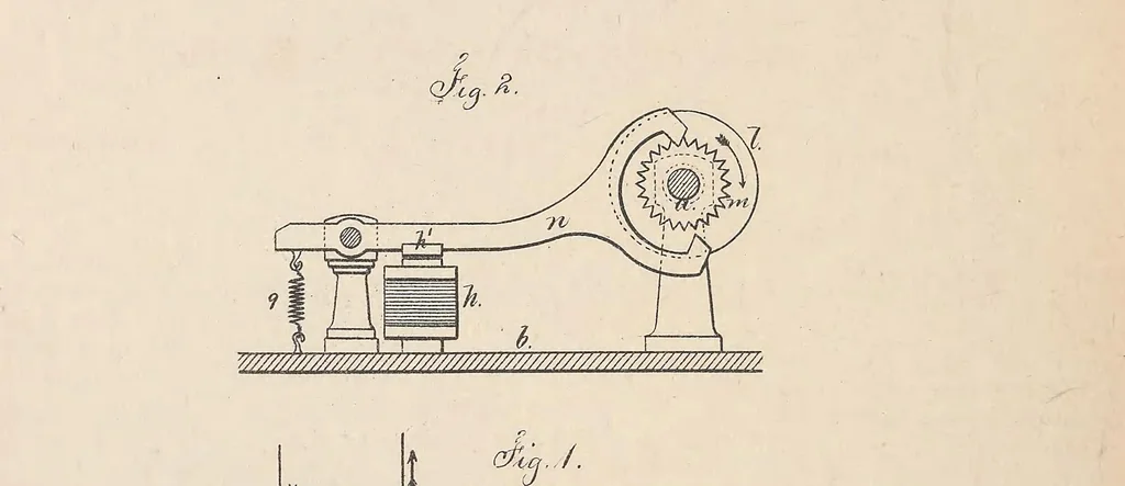 An illustration from Collection of United States patents granted to Thomas A. Edison, 1869-1884, 1869, leaf 293