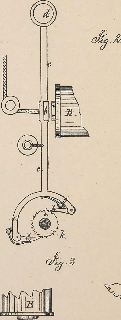 An illustration from Collection of United States patents granted to Thomas A. Edison, 1869-1884, 1869, leaf 325