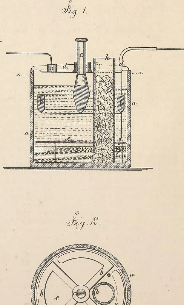 An illustration from Collection of United States patents granted to Thomas A. Edison, 1869-1884, 1869, leaf 371