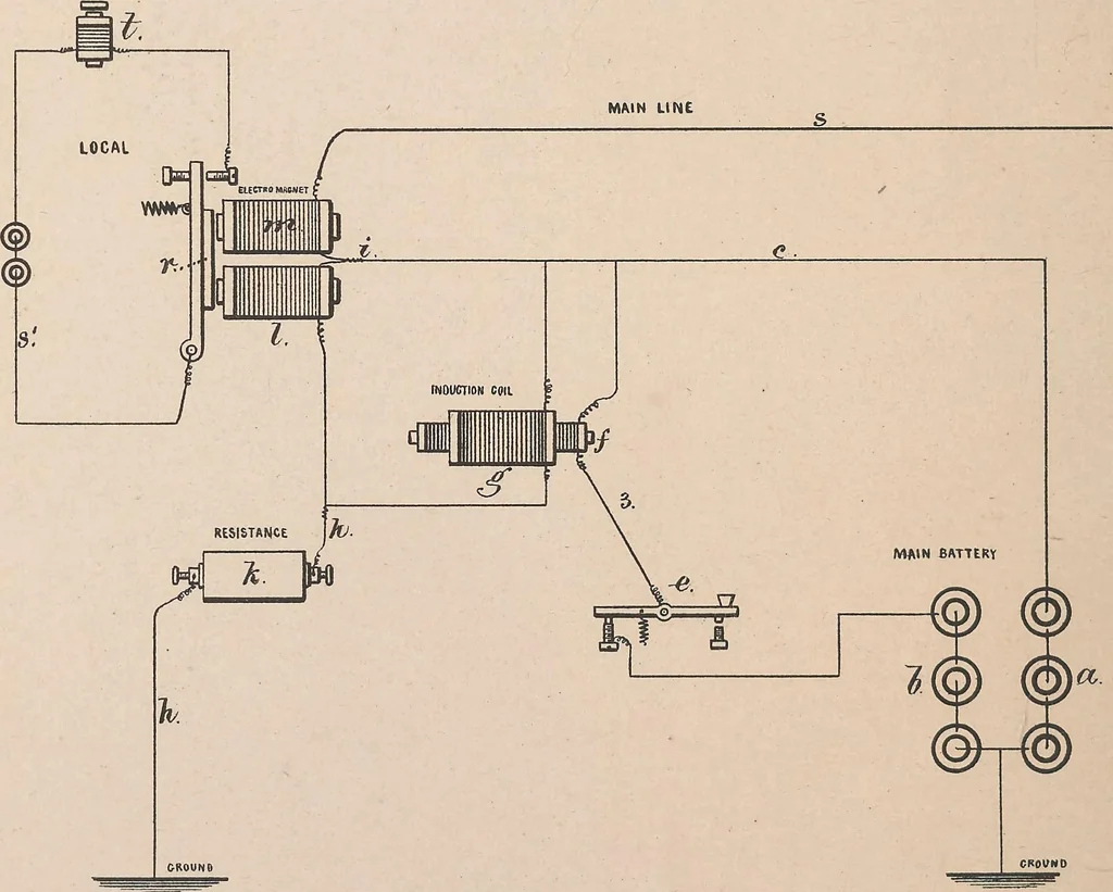 An illustration from Collection of United States patents granted to Thomas A. Edison, 1869-1884, 1869, leaf 495