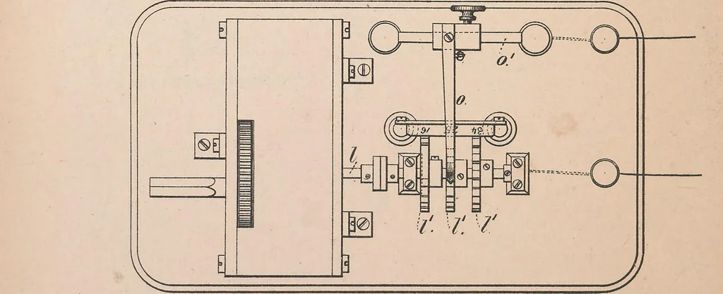 An illustration from Collection of United States patents granted to Thomas A. Edison, 1869-1884, 1869, leaf 529