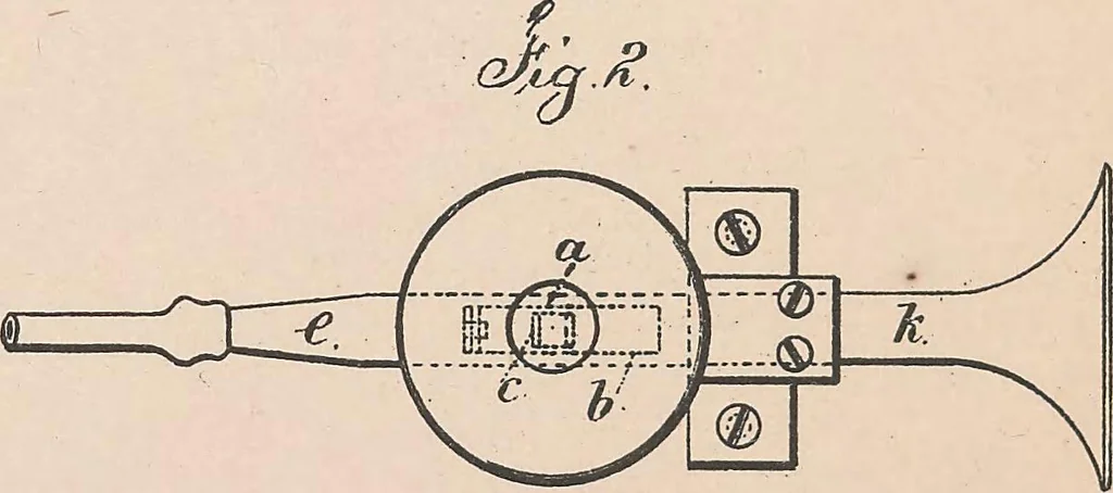 An illustration from Collection of United States patents granted to Thomas A. Edison, 1869-1884, 1869, leaf 583