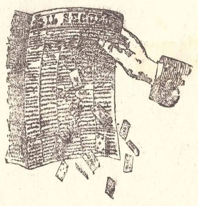 An illustration from Manuale dei giuochi di prestigio e calcolo colle carte, 1905, leaf 122