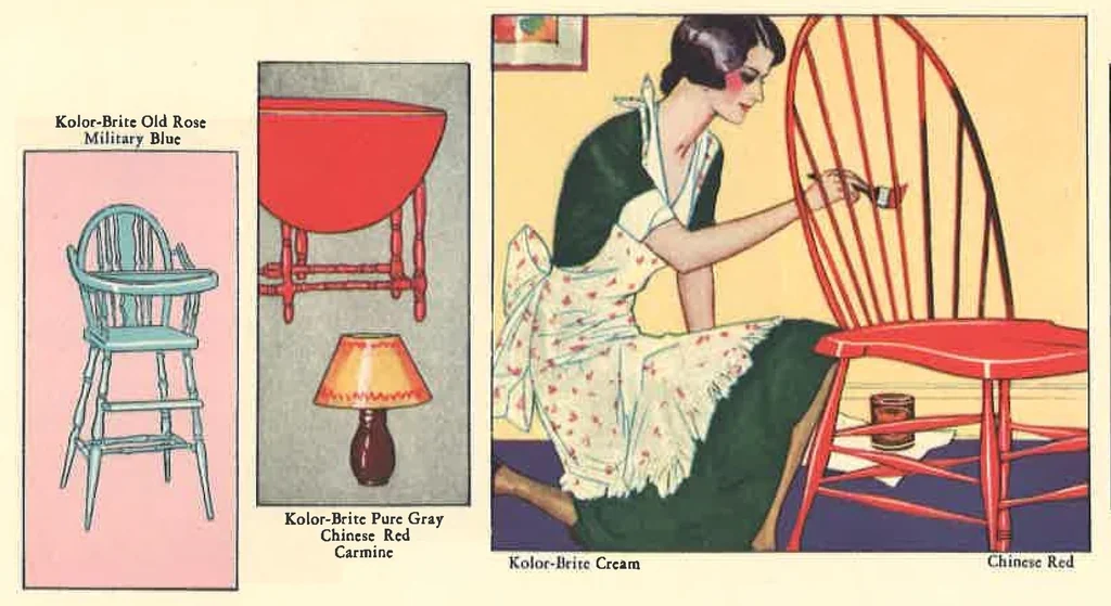An illustration from Color and the Home, 1930, leaf 12