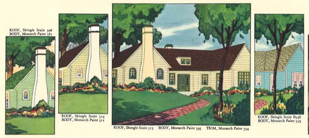 An illustration from Color and the Home, 1930, leaf 2