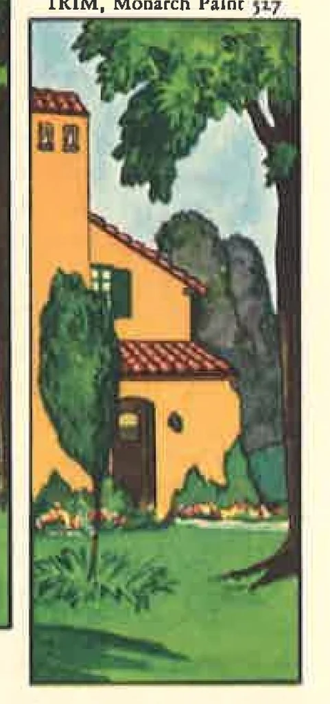 An illustration from Color and the Home, 1930, leaf 4