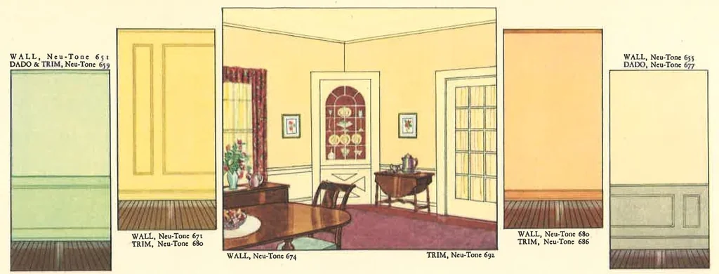 An illustration from Color and the Home, 1930, leaf 8