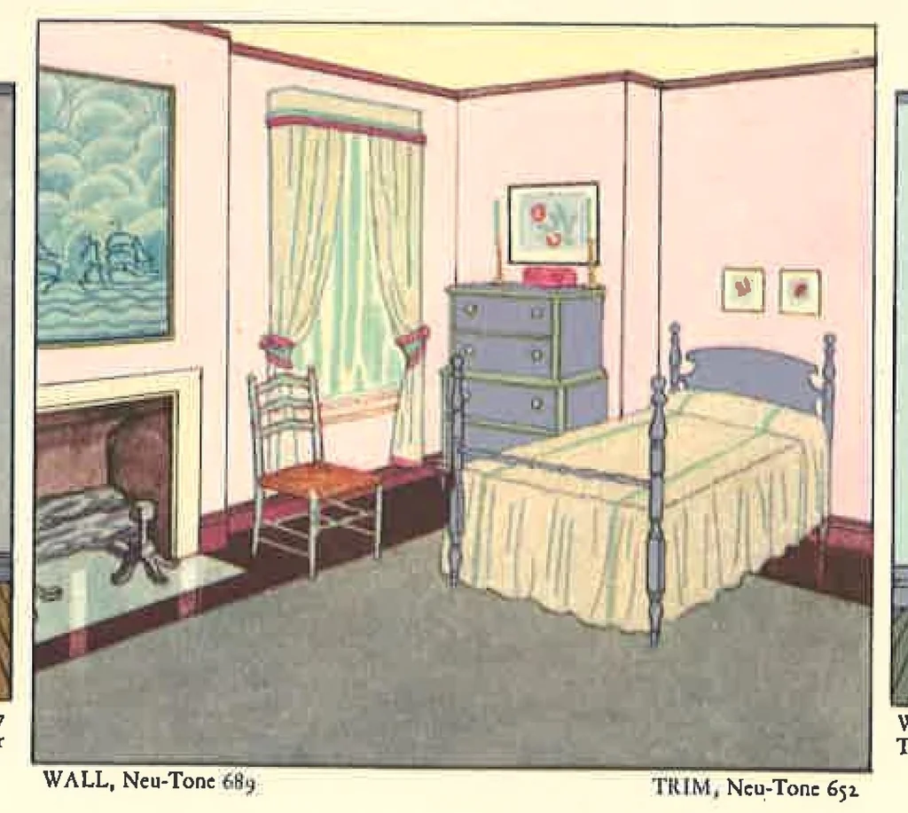 An illustration from Color and the Home, 1930, leaf 9