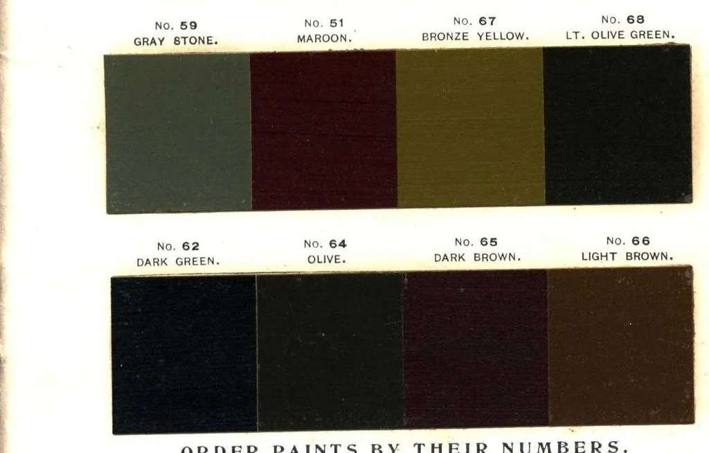 An illustration from Color card H. W. Johns M'F'G Co.: standard paints for structural purposes., 1900, leaf 4