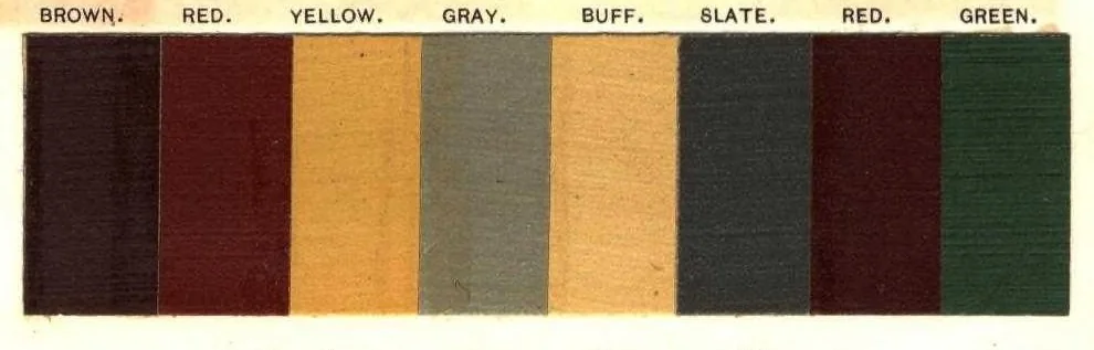 An illustration from Color card H. W. Johns M'F'G Co.: standard paints for structural purposes., 1900, leaf 5