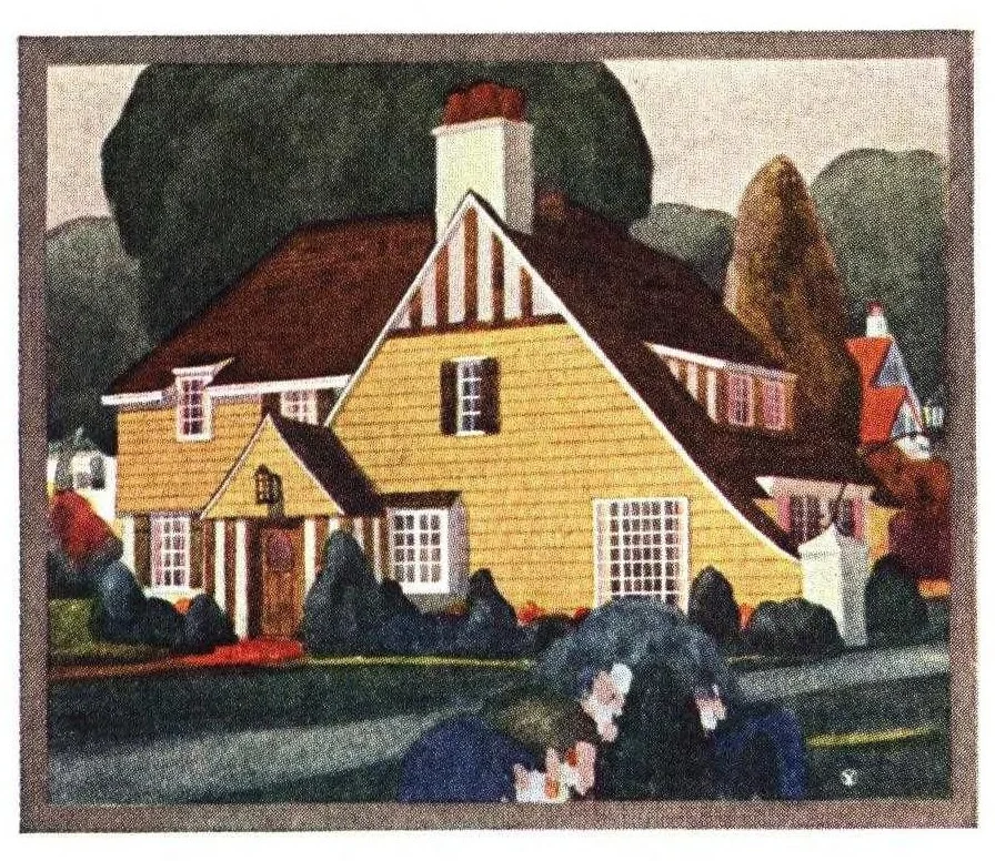 An illustration from Color harmony in the home., 1924, leaf 14