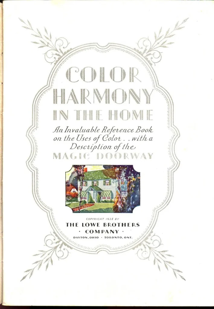 An illustration from Color harmony in the home., 1924, leaf 2