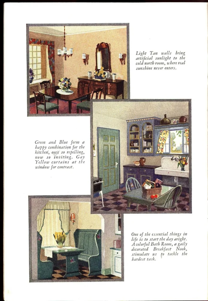 An illustration from Color harmony in the home., 1924, leaf 21