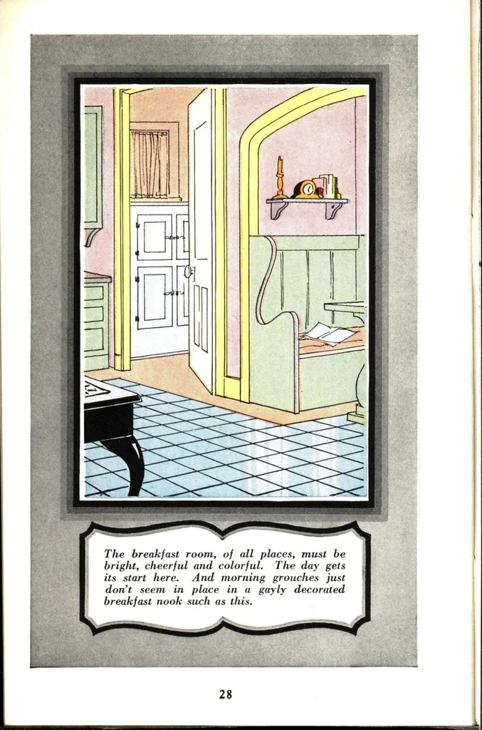 An illustration from Color harmony in the home., 1930, leaf 27
