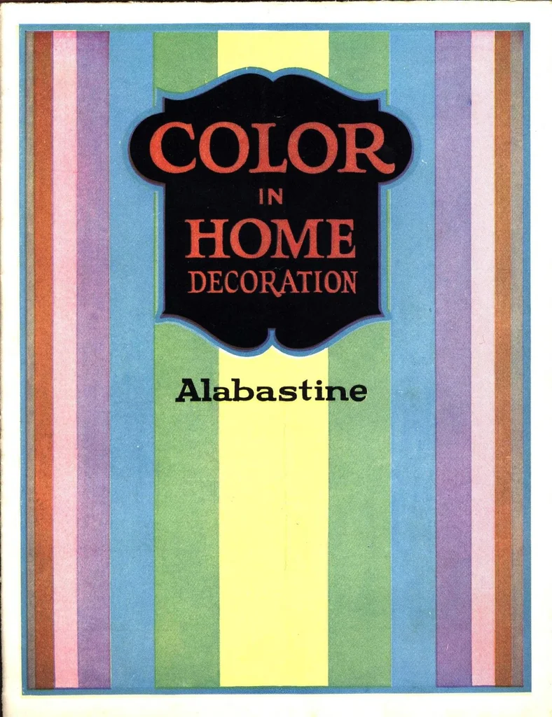 An illustration from Color in home decoration: alabastine., 1925, leaf 0