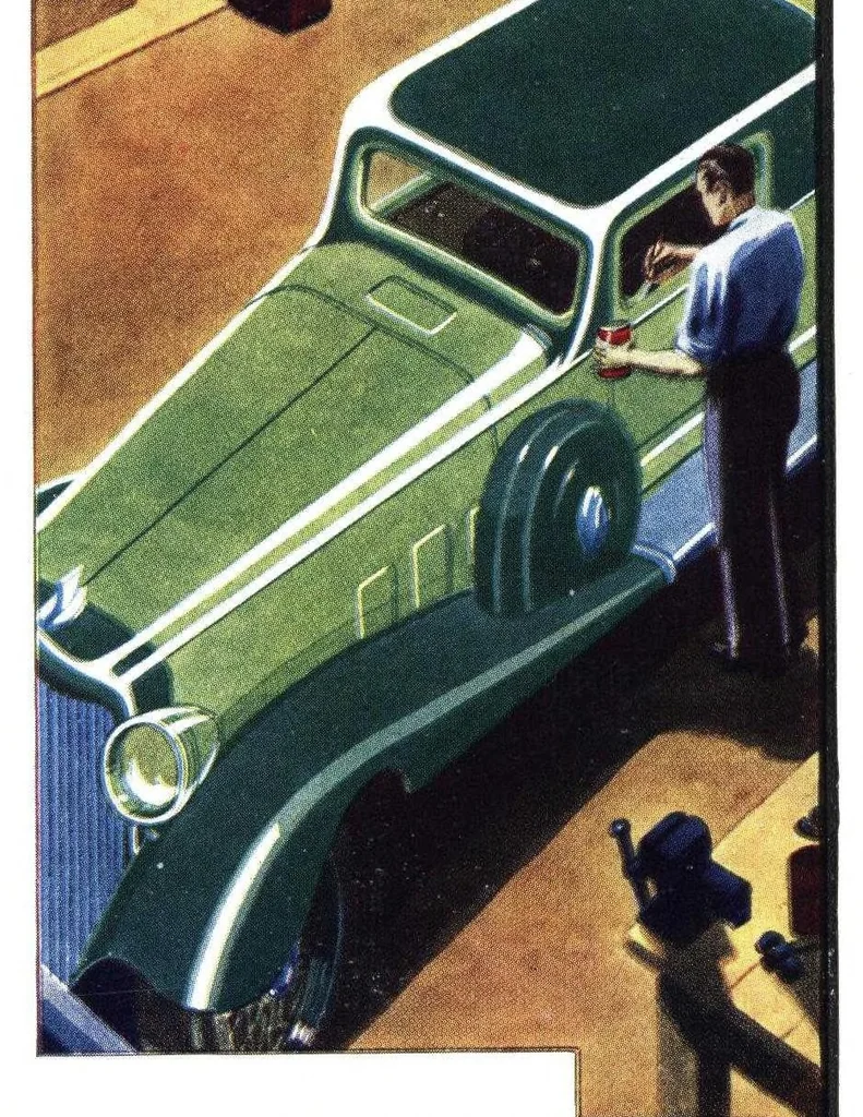 An illustration from Color magic with nu-emamel., 1930, leaf 1