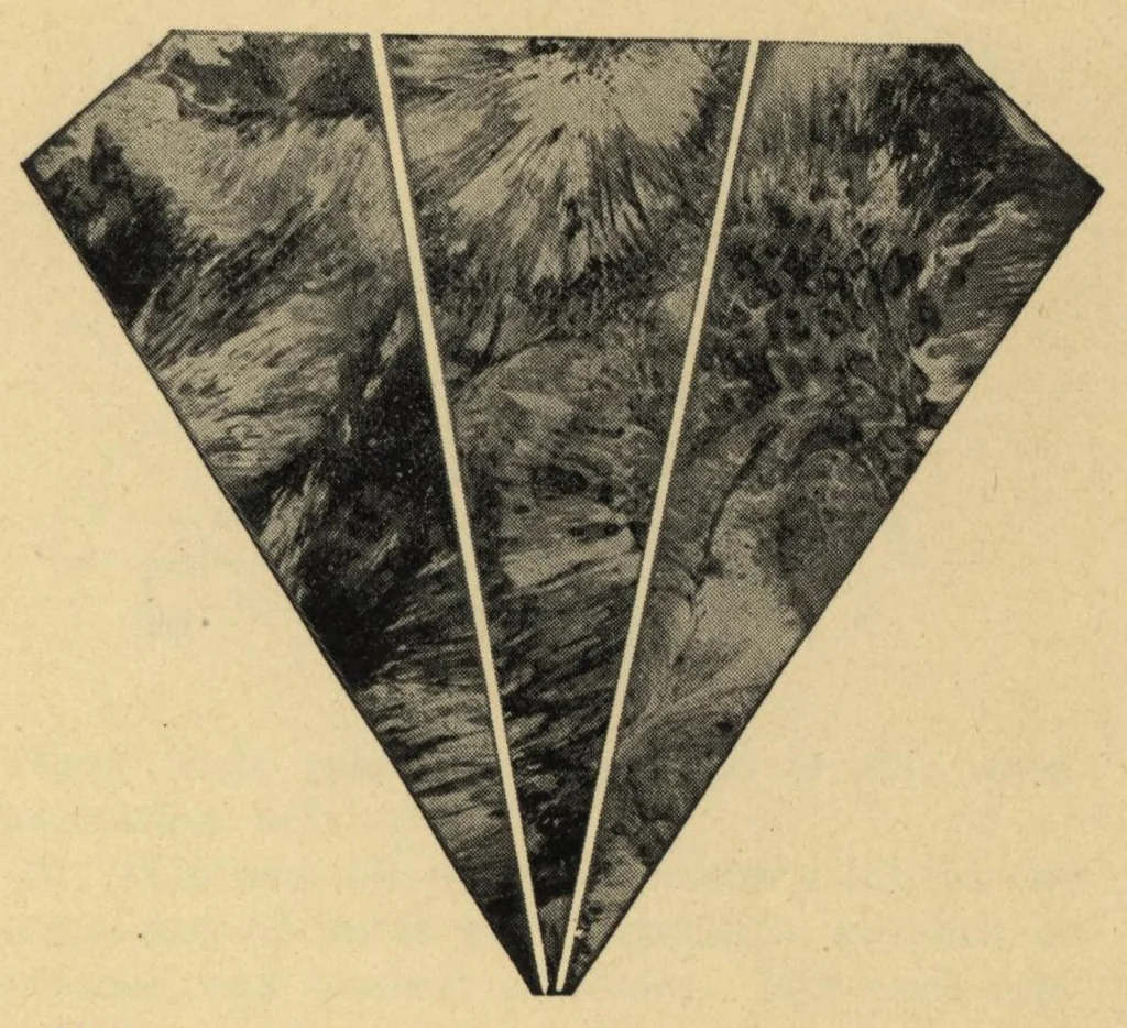 An illustration from Color mixing guide for artists, painters, decorators, printing pressmen, show card writers, sign painters, color mixers, give color mixtures by parts., 1923, leaf 68