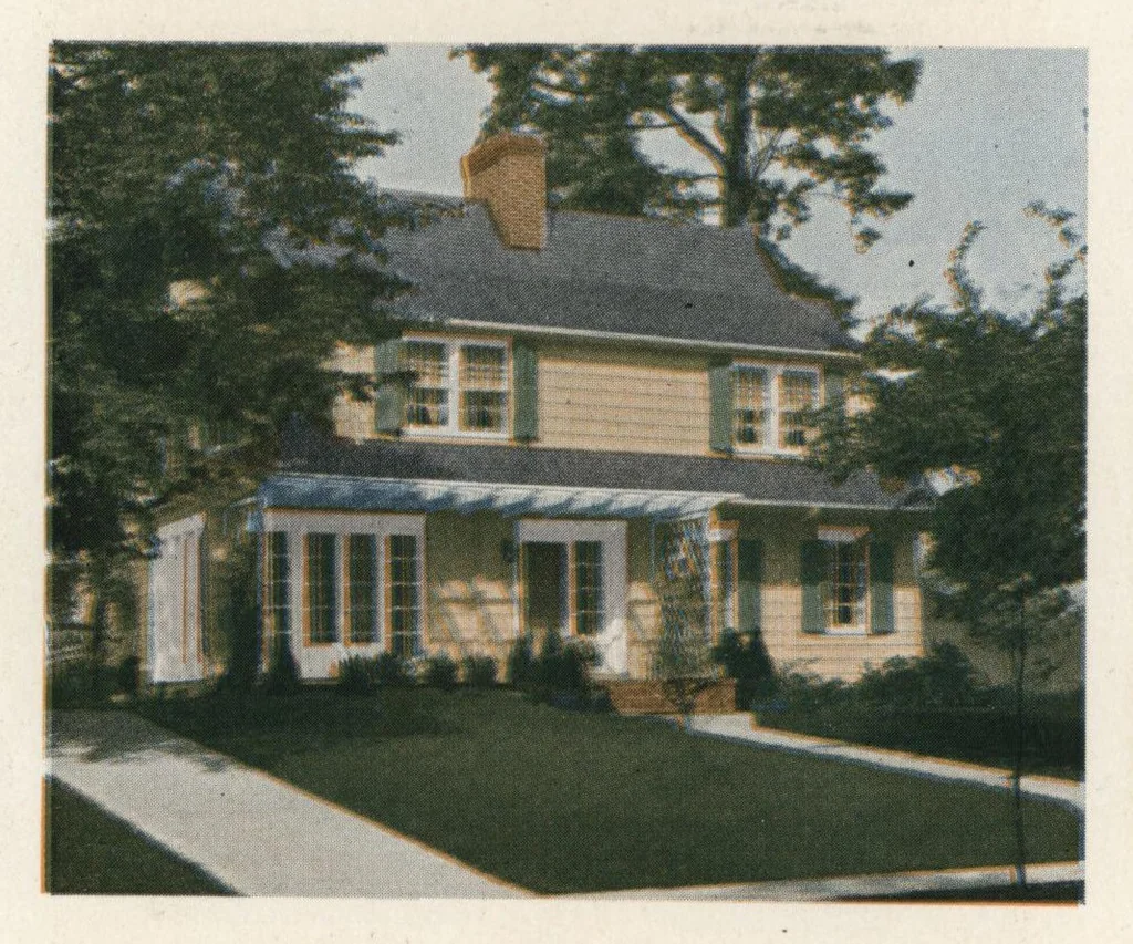An illustration from Colors : how to use them in your home., 1930, leaf 1