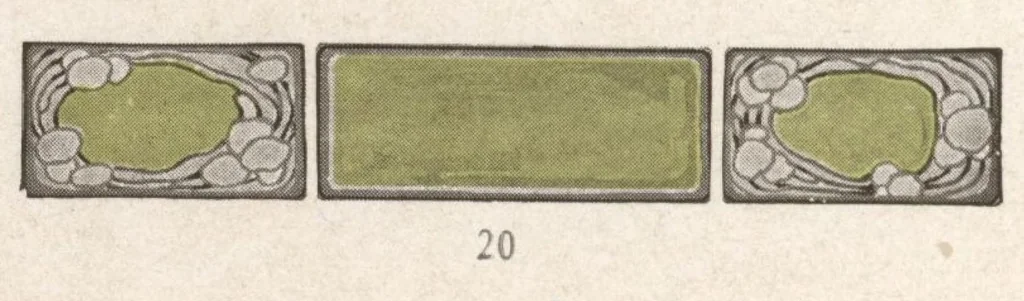 An illustration from Common sense about interiors., 1910, leaf 19