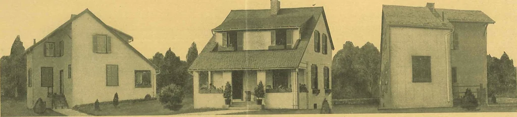 An illustration from Concrete cottages, 1910, leaf 11