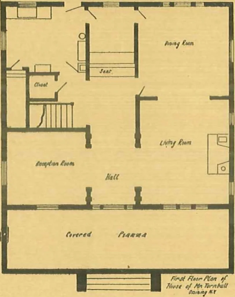 An illustration from Concrete cottages, 1910, leaf 12