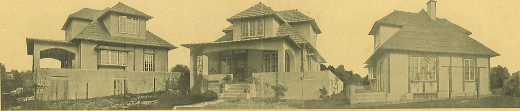 An illustration from Concrete cottages, 1910, leaf 3