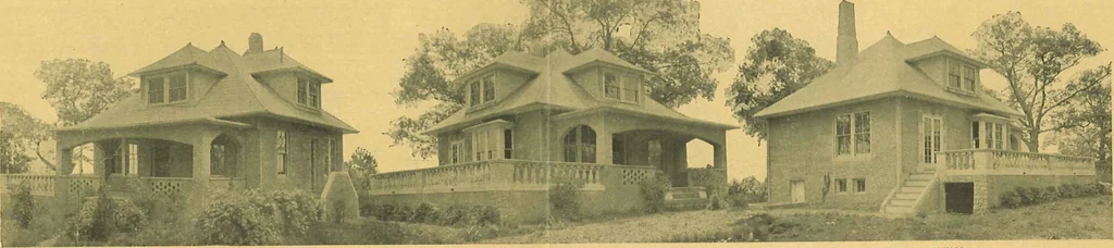 An illustration from Concrete cottages, 1910, leaf 4