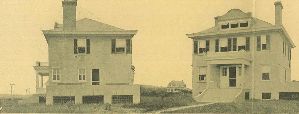 An illustration from Concrete cottages, 1910, leaf 6