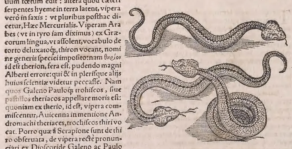 An illustration from Conr. Gesneri Tigurini medicinæ et philosophiae professoris in Schola Tigurina, Historiæ animalium liber II : qui est de quadrupedibus ouiparis, 1586, leaf 285