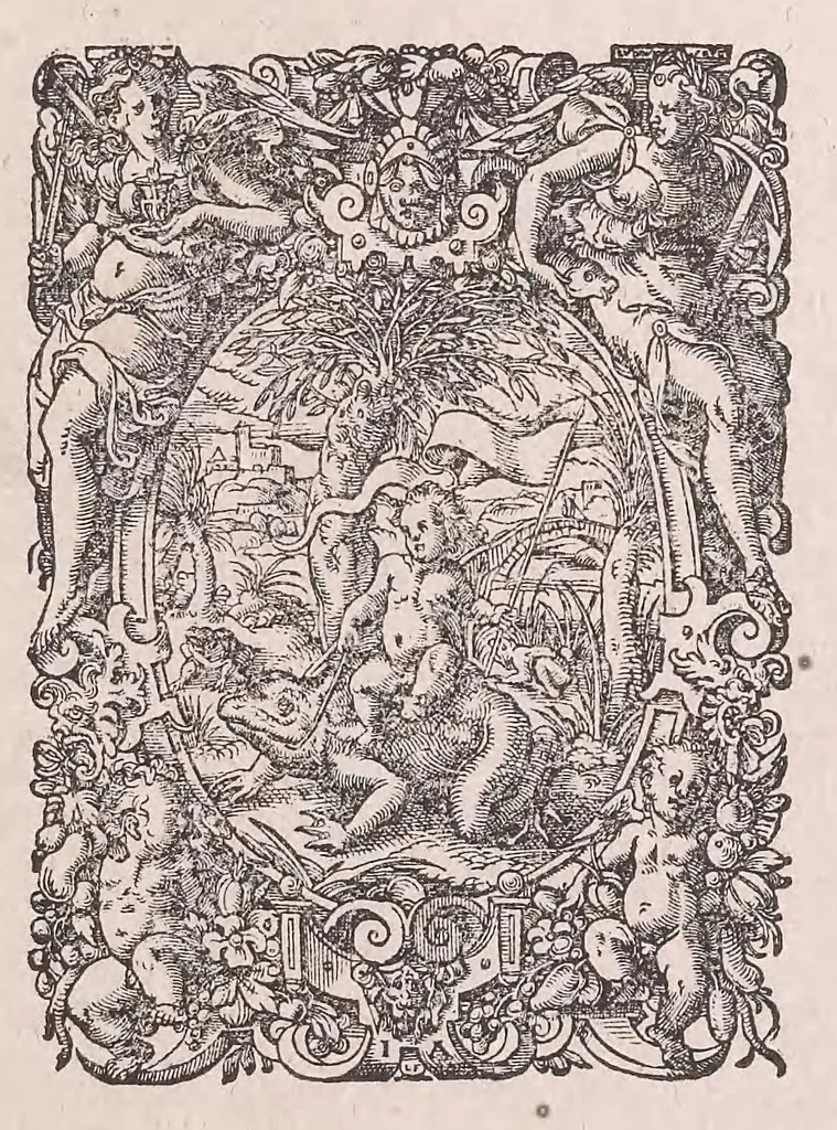 An illustration from Conradi Gesneri Tigurini medicinae et philosophiae professoris in Schola Tigurina, Historiae animalium Lib. V : qui est De serpentium natura : ex varijs schedis et collectaneis eiusdem compositus, 1587, leaf 188