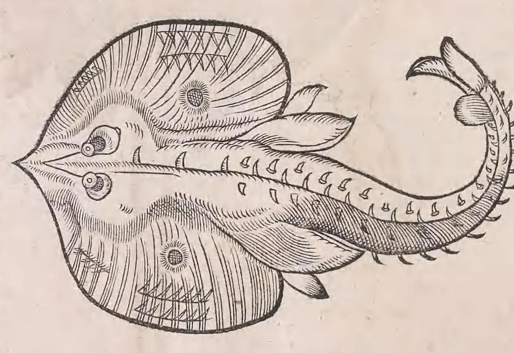 An illustration from Conr. Gesneri Tigurini medicinæ et philosophiae professoris in Schola Tigurina, Historiæ animalium liber II : qui est de quadrupedibus ouiparis, 1586, leaf 502