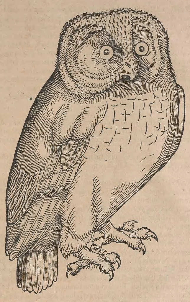 An illustration from Conr. Gesneri Tigurini, medicinae et philosophiae professoris in Schola Tigurina, Historiae animalium liber III : qui est De auium natura, 1585, leaf 786