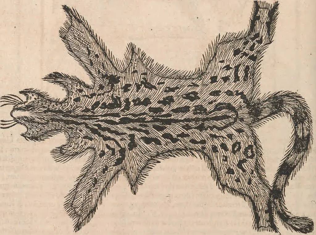 An illustration from Conradi Gesneri medici Tigurini Historiæ animalium Lib. I. de quadrupedibus uiuiparis : opus philosophis, medicis, grammaticis, philologis, poëtis, & omnibus rerum linguarumq́; uariarum studiosis, utilissimum simul iucundissimumq́; futurum .., 1551, leaf 1145