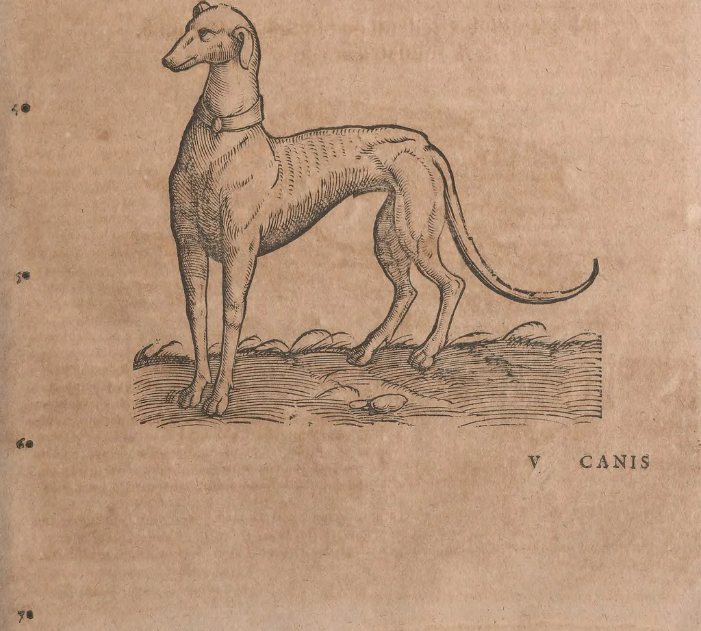 An illustration from Conradi Gesneri medici Tigurini Historiae animalium liber primus de quadrupedibus viuiparis : opus philosophis, medicis, grammaticis, philologis, poëtis, & omnibus rerum linguarumq́ue variarum studiosis, vtilissimum simul iucundissimumq́ue futurum, 1602, leaf 274