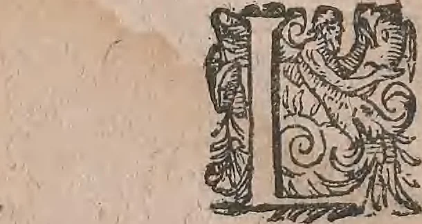 An illustration from Conradi Gesneri medici Tigurini Historiae animalium liber primus de quadrupedibus viuiparis : opus philosophis, medicis, grammaticis, philologis, poëtis, & omnibus rerum linguarumq́ue variarum studiosis, vtilissimum simul iucundissimumq́ue futurum, 1602, leaf 617