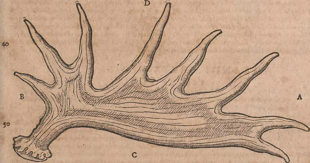 An illustration from Conradi Gesneri medici Tigurini Historiae animalium liber primus de quadrupedibus viuiparis : opus philosophis, medicis, grammaticis, philologis, poëtis, & omnibus rerum linguarumq́ue variarum studiosis, vtilissimum simul iucundissimumq́ue futurum, 1602, leaf 884