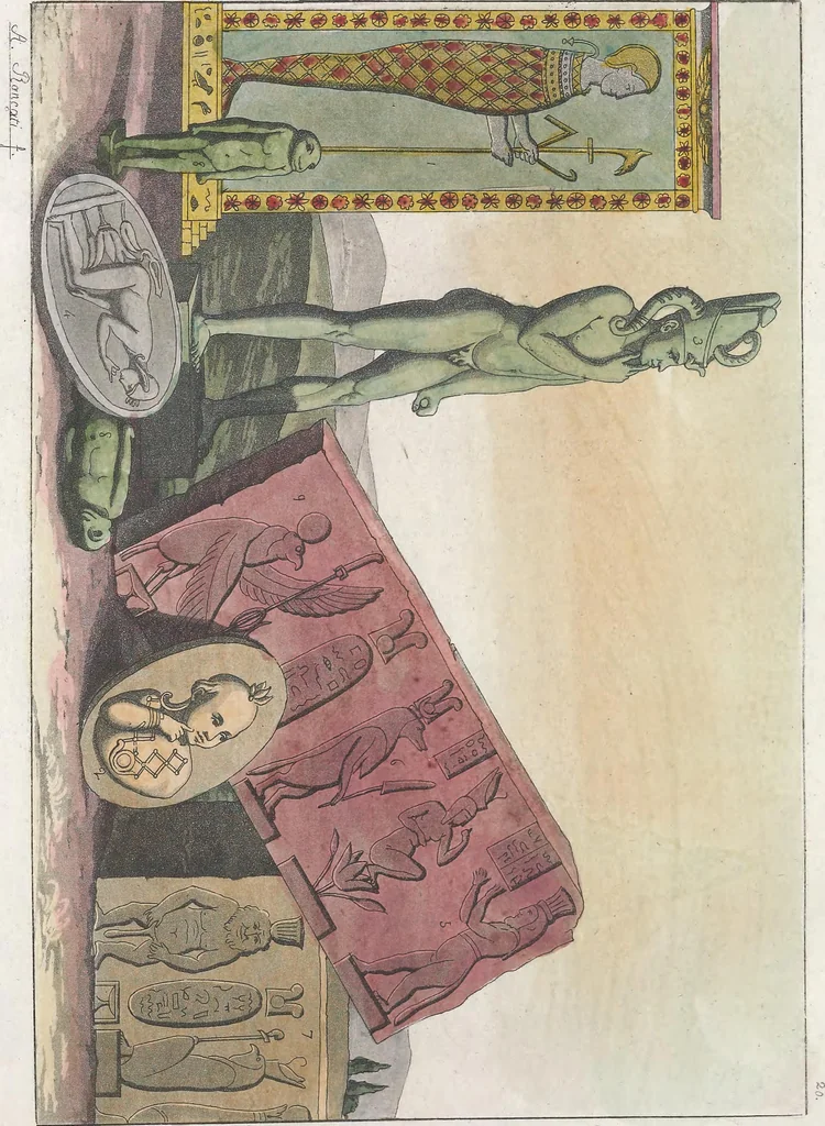 An illustration from Le Costume ancien et moderne ; ou, Histoire du gouvernement, de la milice, de la religion, des arts, sciences et usages de tous les peuples anciens et modernes, d'après les monumens de l'antiquité et accompagné de dessins analogues au sujet, 1815, leaf 159