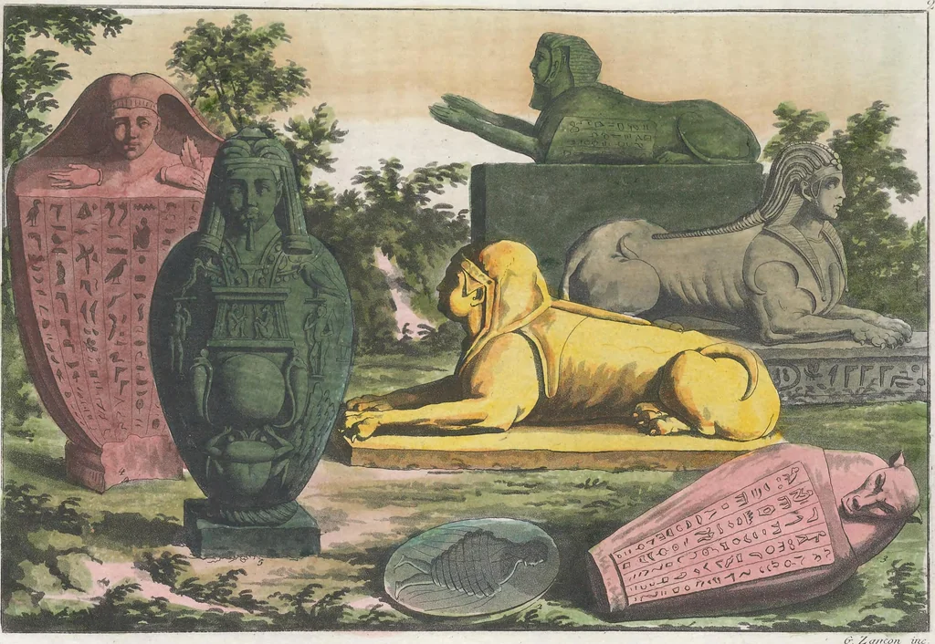 An illustration from Le Costume ancien et moderne ; ou, Histoire du gouvernement, de la milice, de la religion, des arts, sciences et usages de tous les peuples anciens et modernes, d'après les monumens de l'antiquité et accompagné de dessins analogues au sujet, 1815, leaf 171